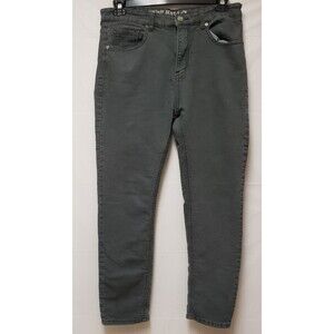 Vintage Genes Black Men's Slim Fit Gray Stretch W 36 L30 PO Good